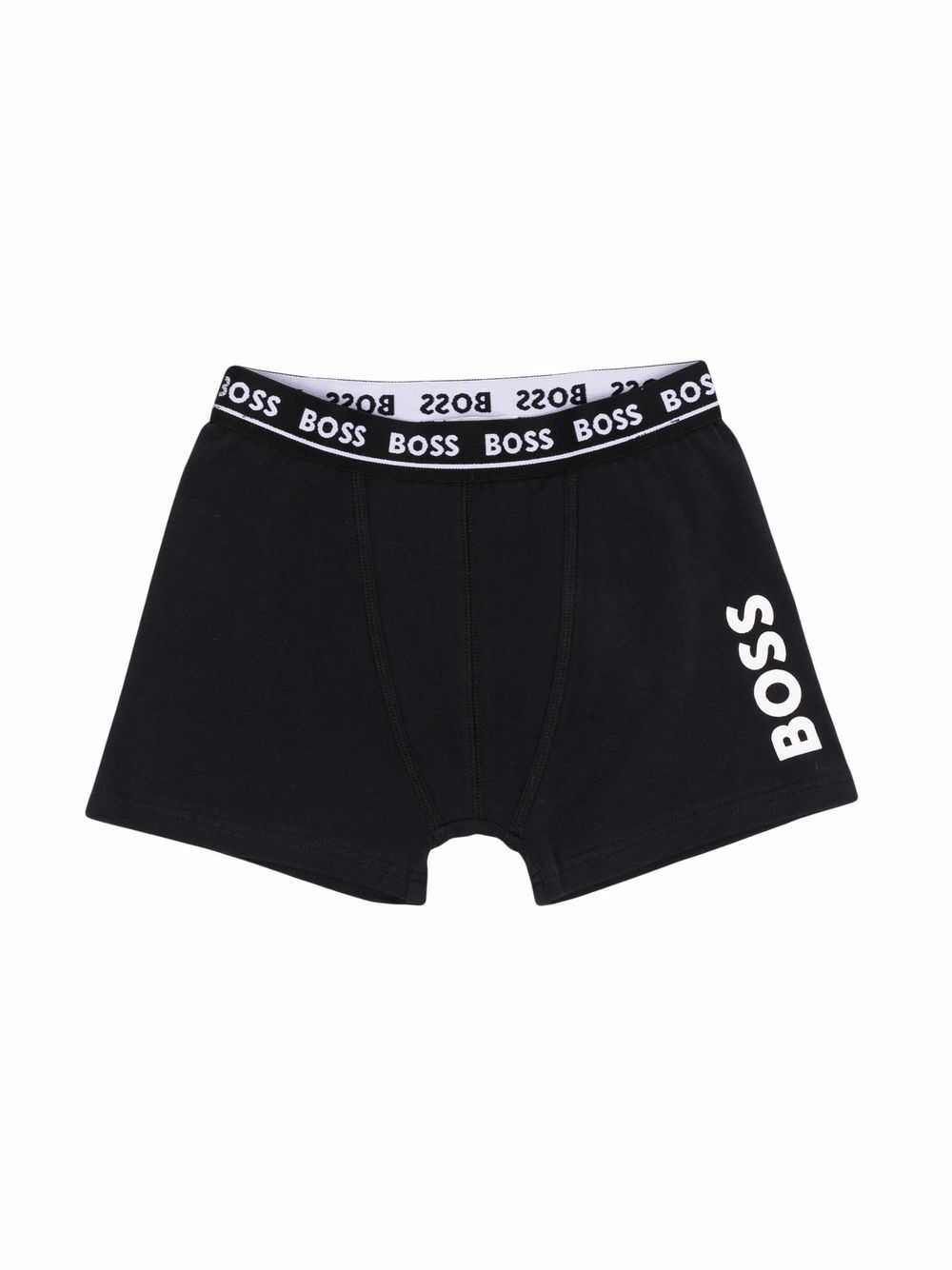 BOSS Kidswear Boxershorts met logo tailleband - Wit