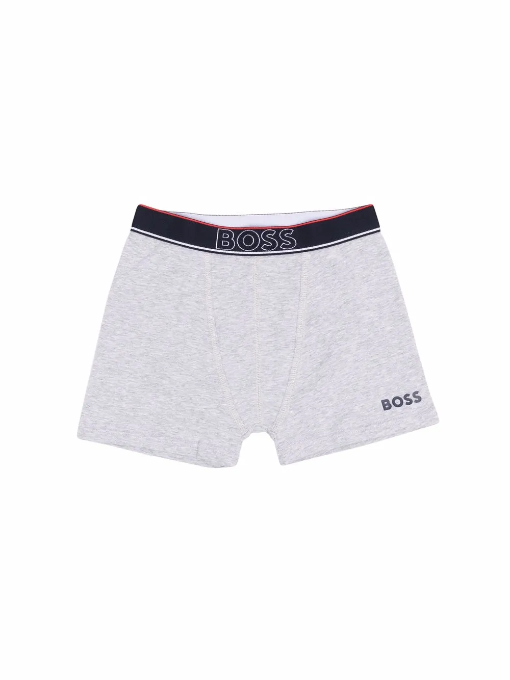 BOSS Kidswear Boxershorts met logoprint - Blauw