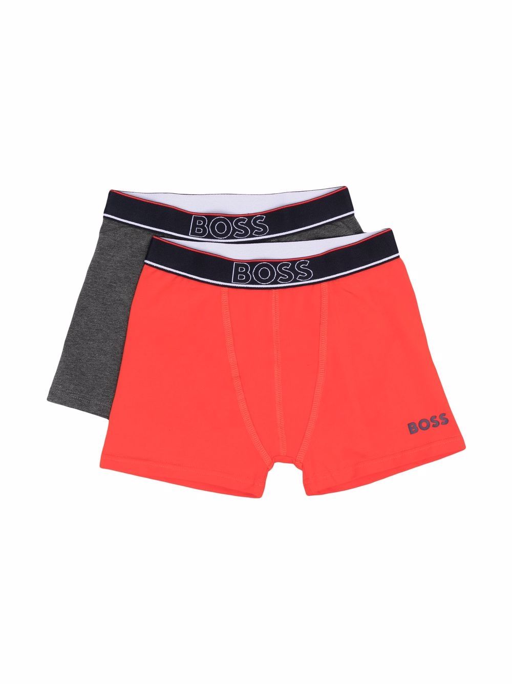 BOSS Kidswear logo-waistband boxers (set of 2) - Red