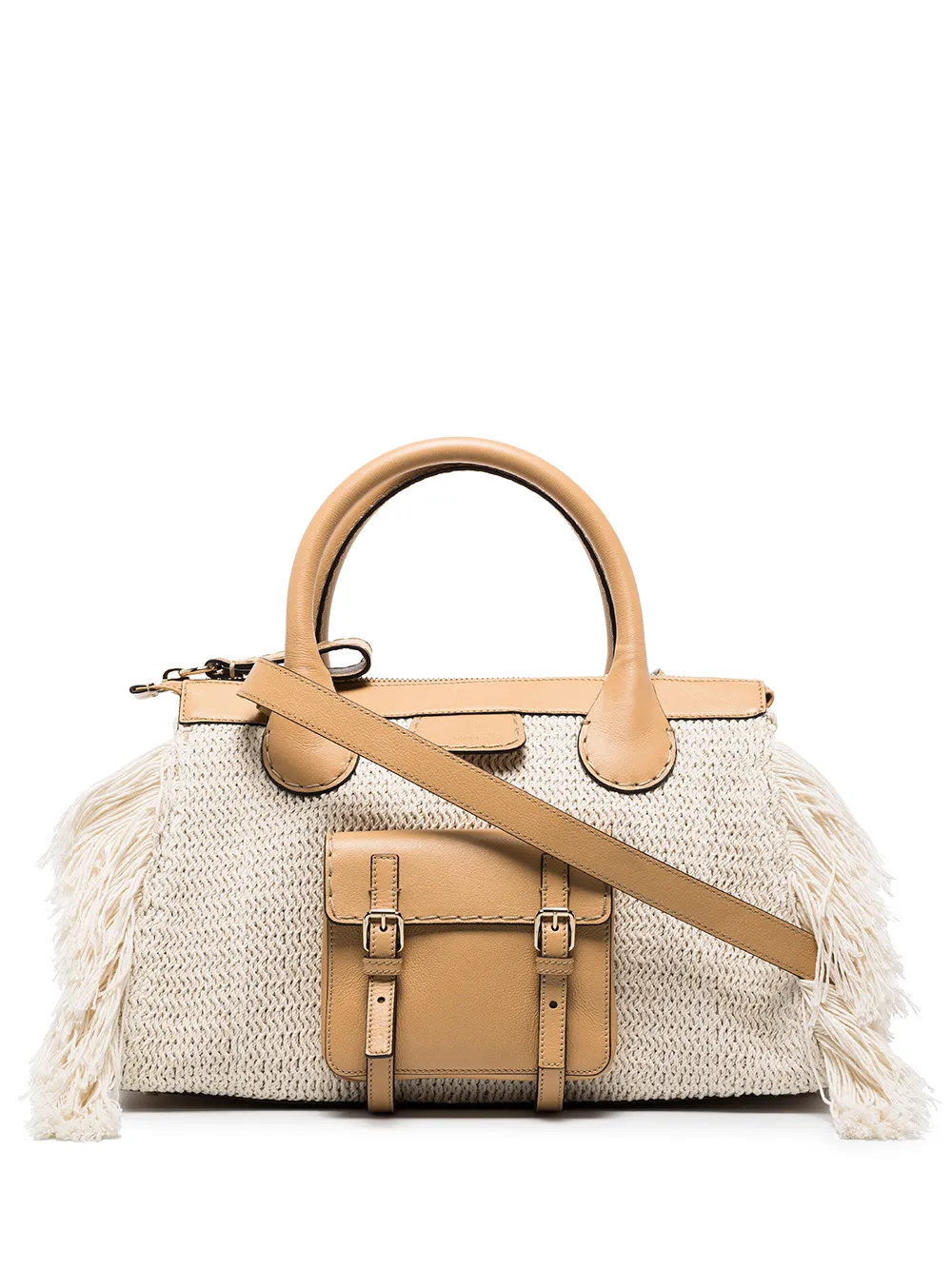 

Chloé tote tejido Edith - Neutro