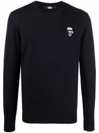 Shop Karl Lagerfeld Ikonik logo-print 
