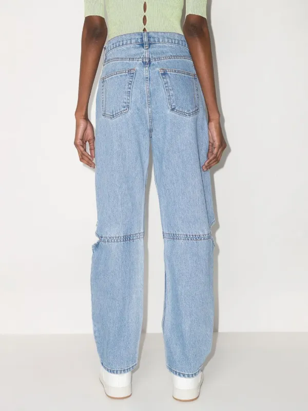 Gabe pointed flat-collar cotton shirt