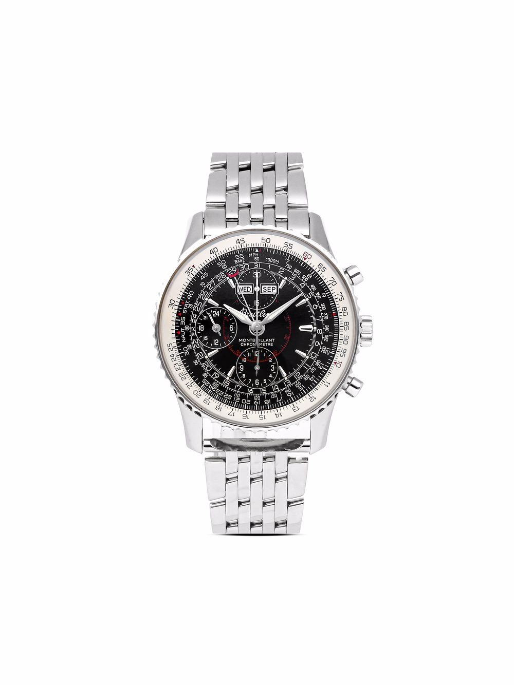 фото Breitling pre-owned наручные часы montbrillant datora pre-owned 43 мм 2007-го года