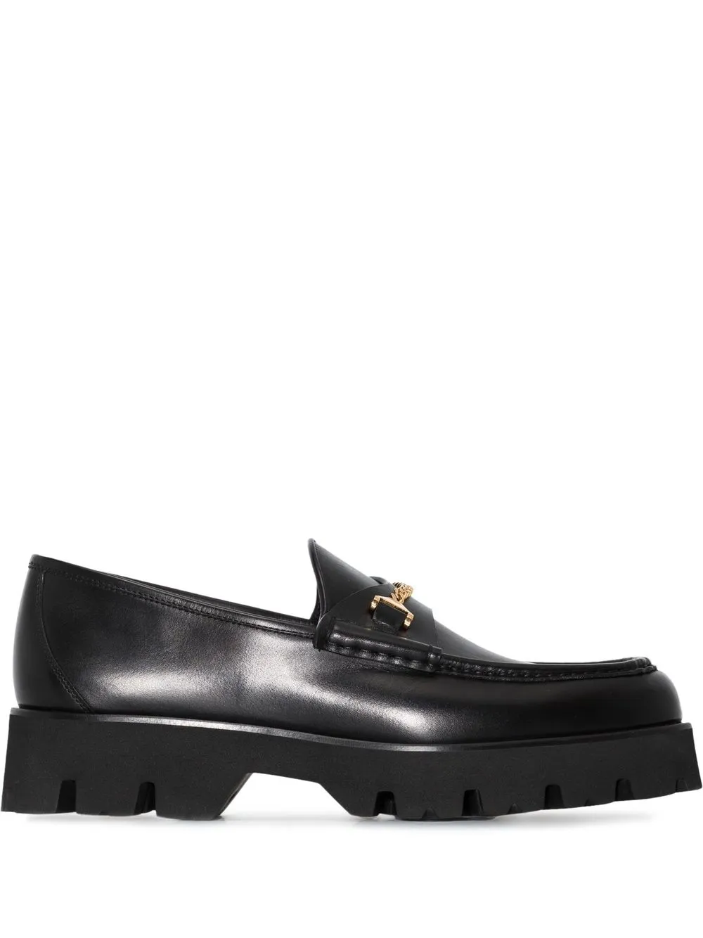 HYUSTO Mick chain-link detail loafers