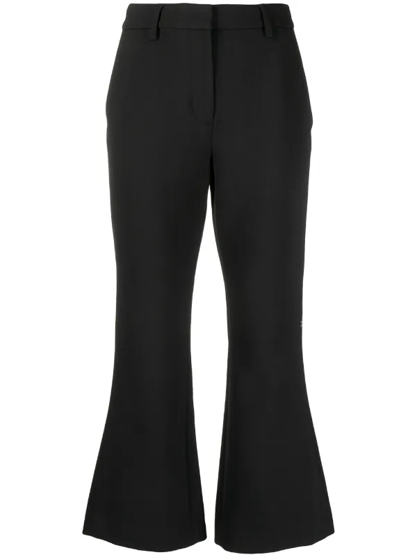 Shanghai Tang stretch-wool Flared Pants 
