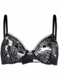 ERES Eclat floral-lace detail bra - Black