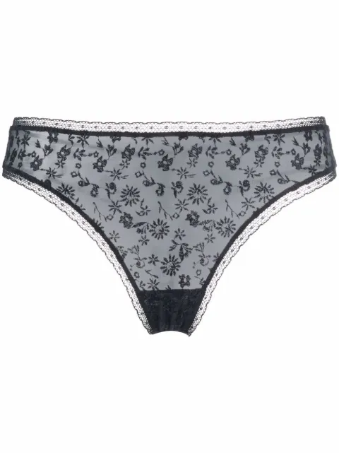 ERES sincere floral thong