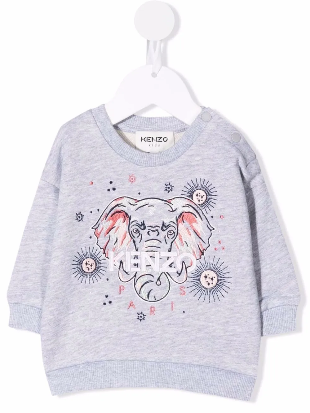 фото Kenzo kids толстовка с вышитым логотипом