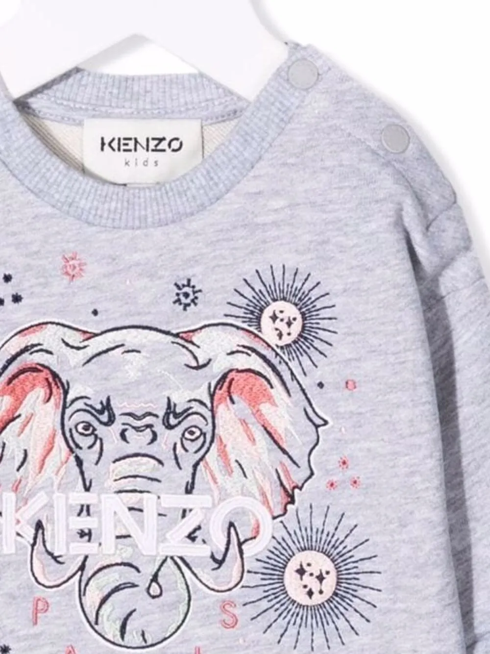 фото Kenzo kids толстовка с вышитым логотипом