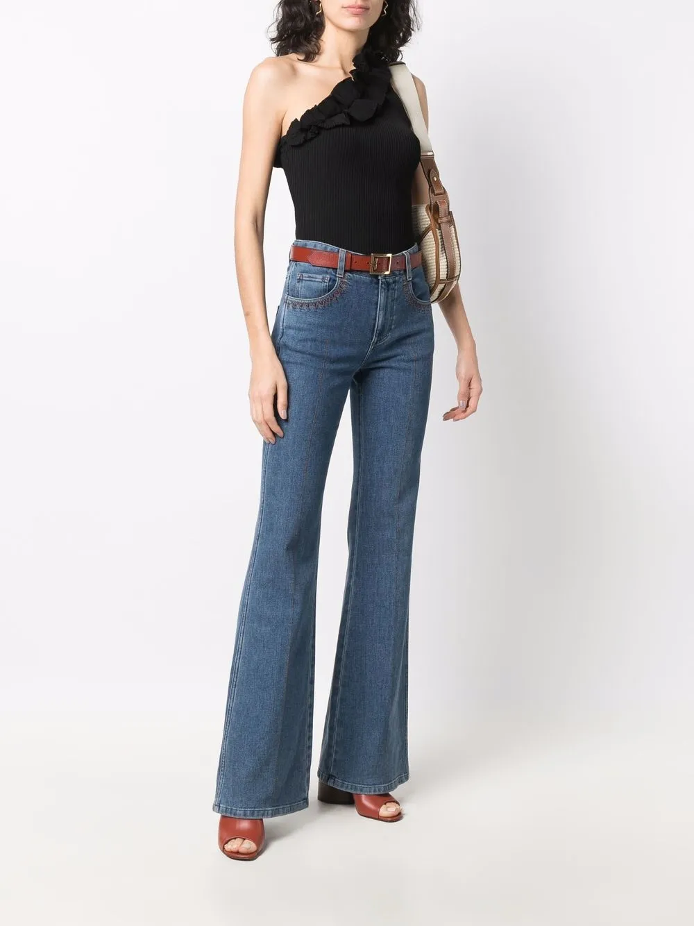 фото Zimmermann топ на одно плечо postcard