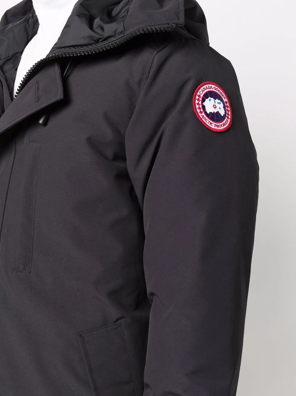 фото Canada goose пуховик chateau с капюшоном