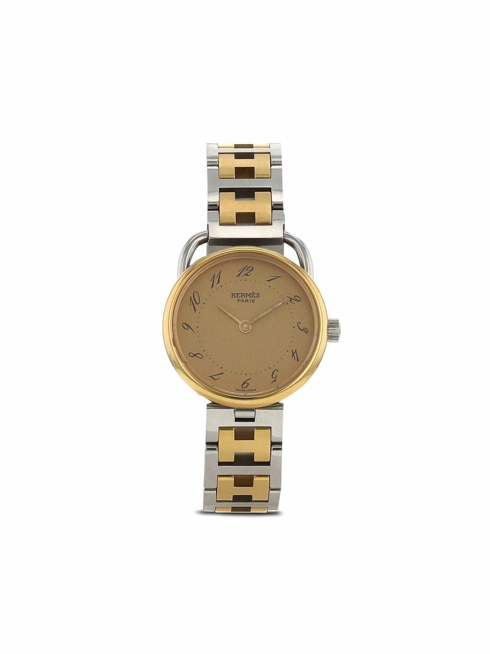 фото Hermès наручные часы arceau pre-owned 25 мм 1990-х годов