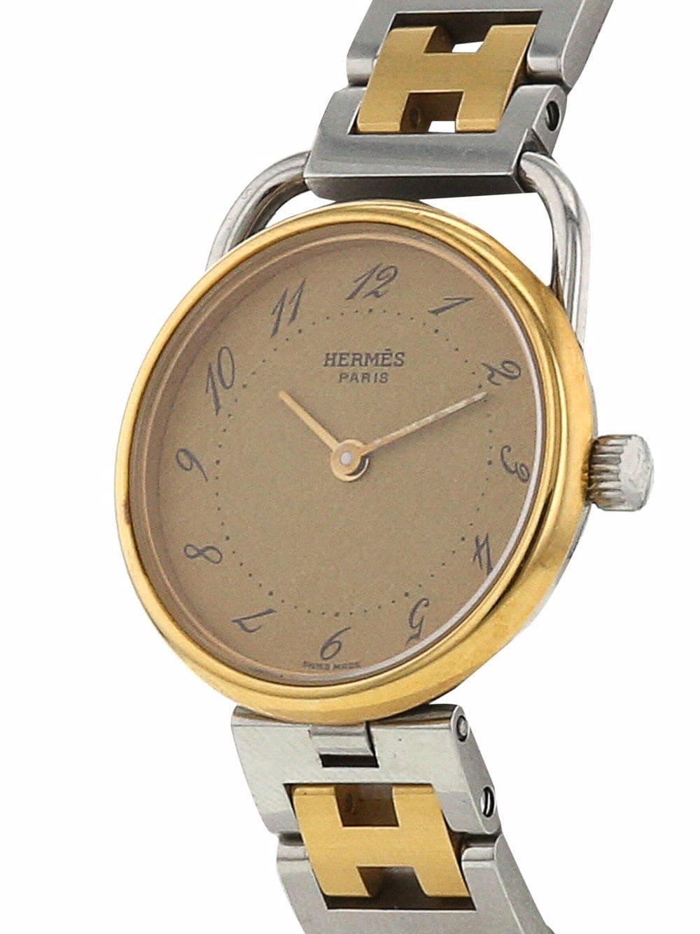 фото Hermès наручные часы arceau pre-owned 25 мм 1990-х годов
