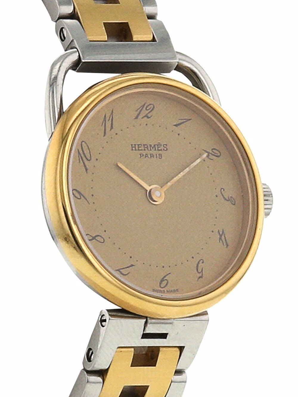 фото Hermès наручные часы arceau pre-owned 25 мм 1990-х годов