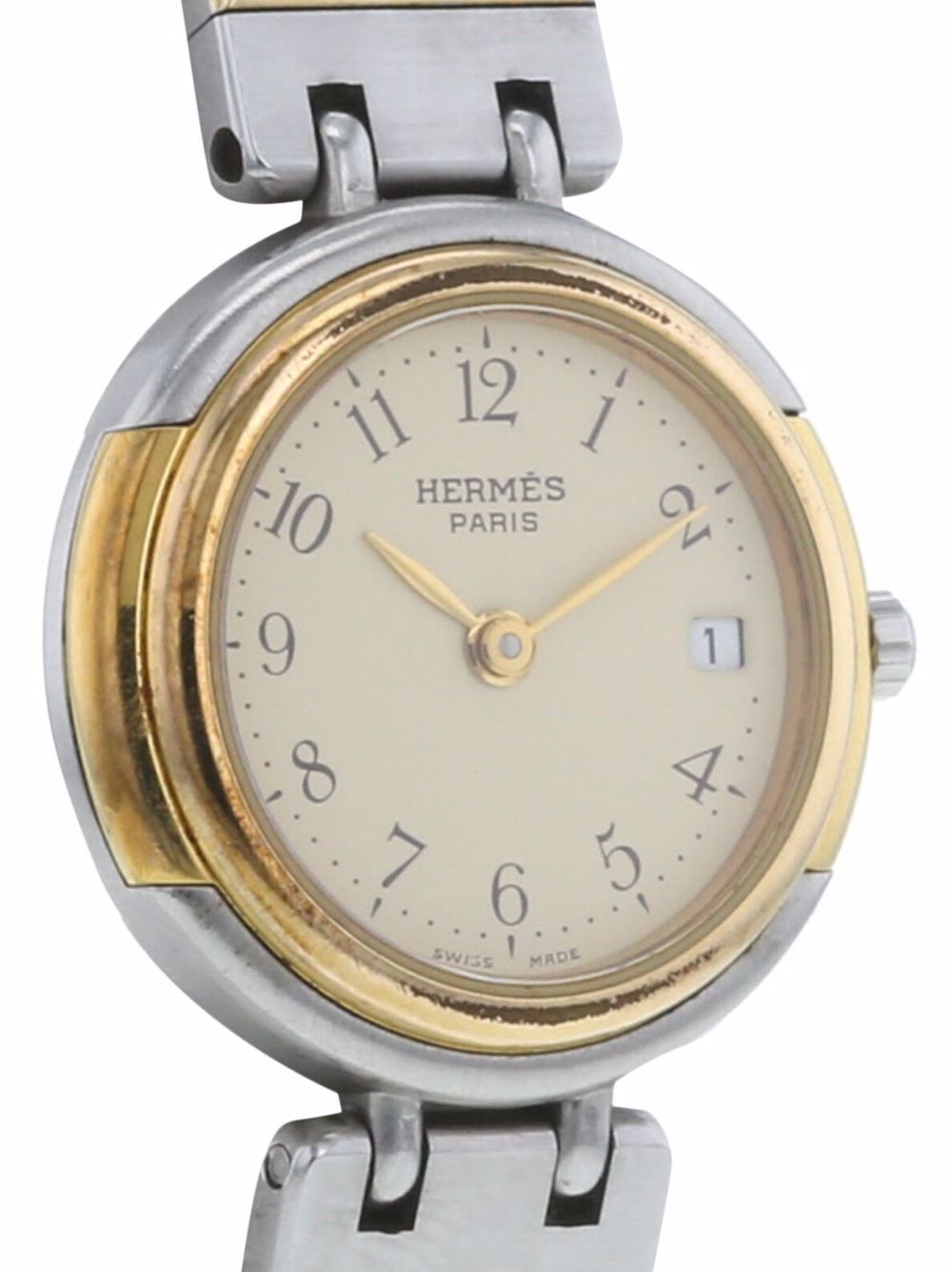 фото Hermès наручные часы windsor pre-owned 24 мм 1990-х годов