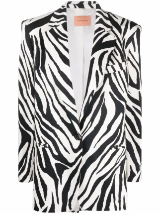 zebra print blazer