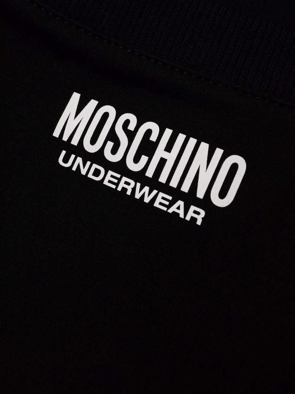 фото Moschino спортивные зауженные брюки underwear с логотипом