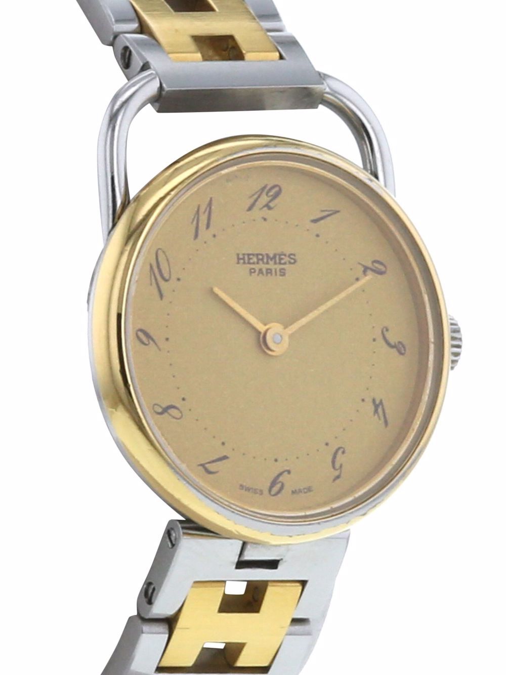 фото Hermès наручные часы arceau pre-owned 25 мм 1990-х годов