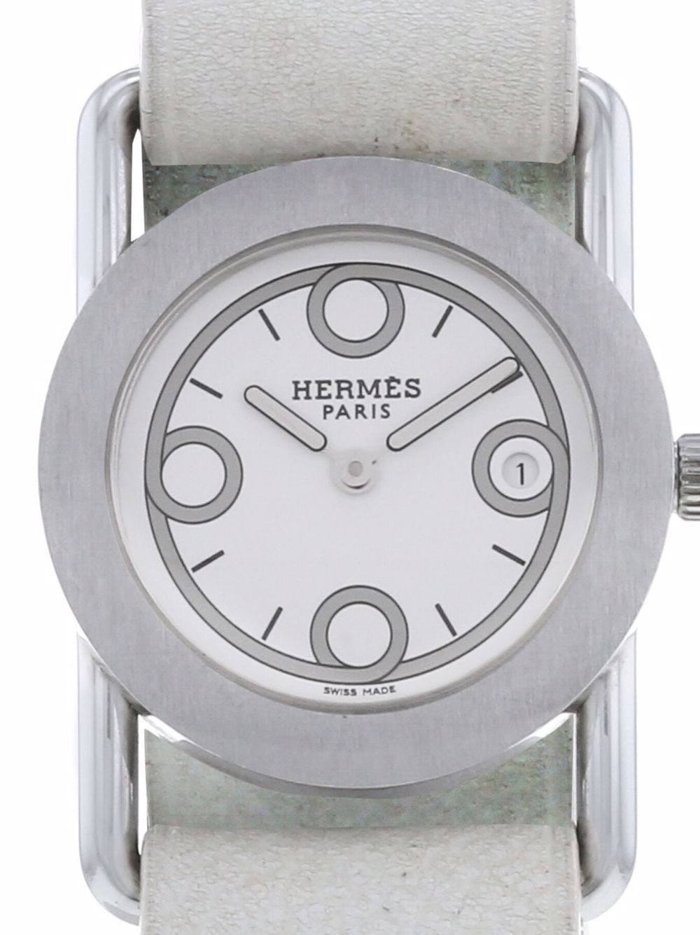 фото Hermès наручные часы barenia pre-owned 28 мм 1990-х годов