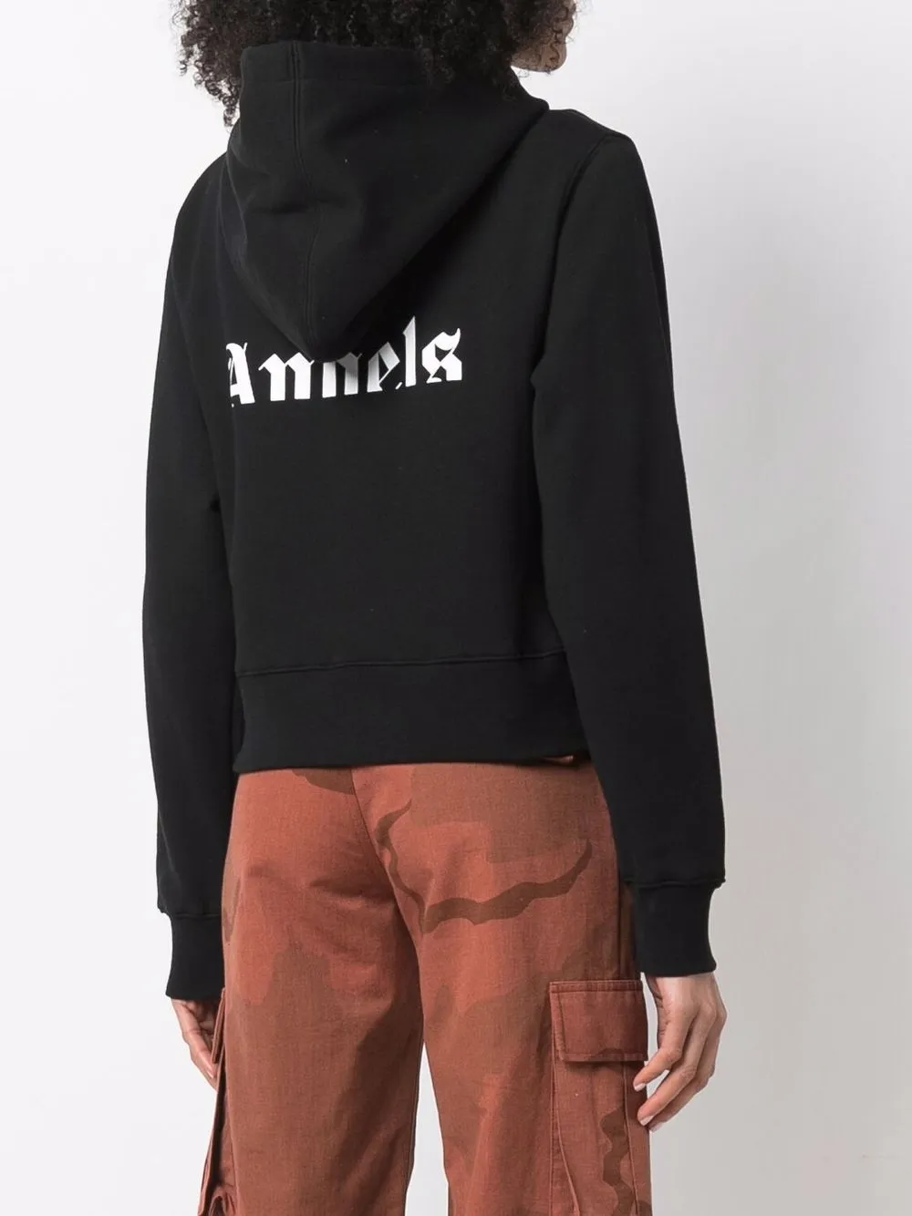 Palm Angels x Moncler hoodie met logopatch Zwart