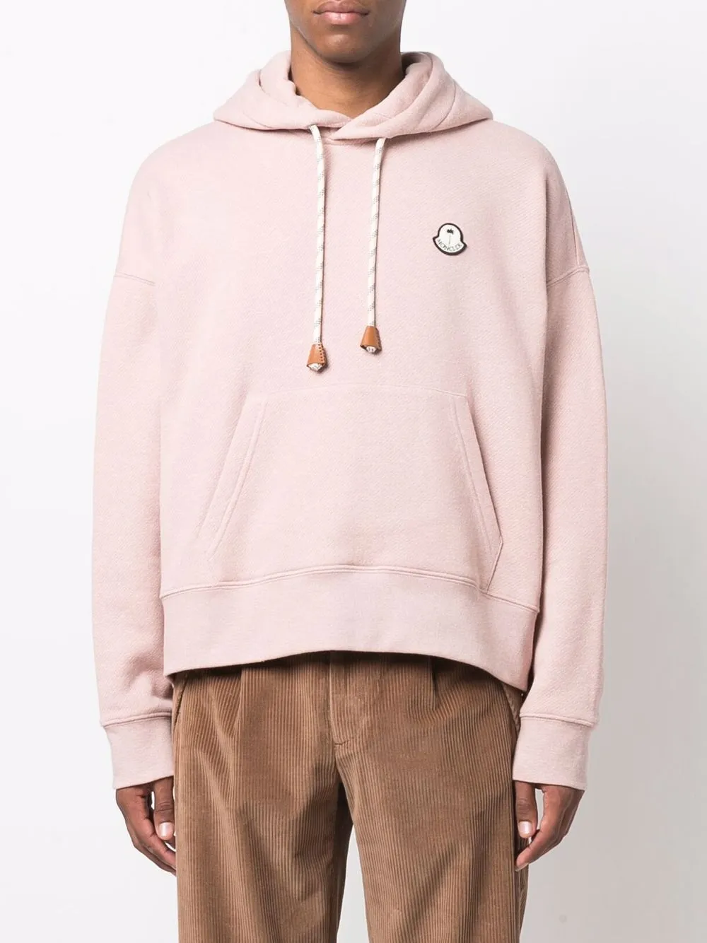 Palm Angels x 8 Moncler hoodie met patroon Roze
