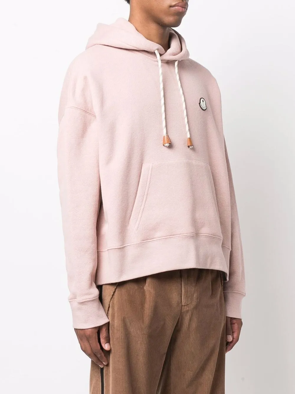 Palm Angels x 8 Moncler hoodie met patroon Roze