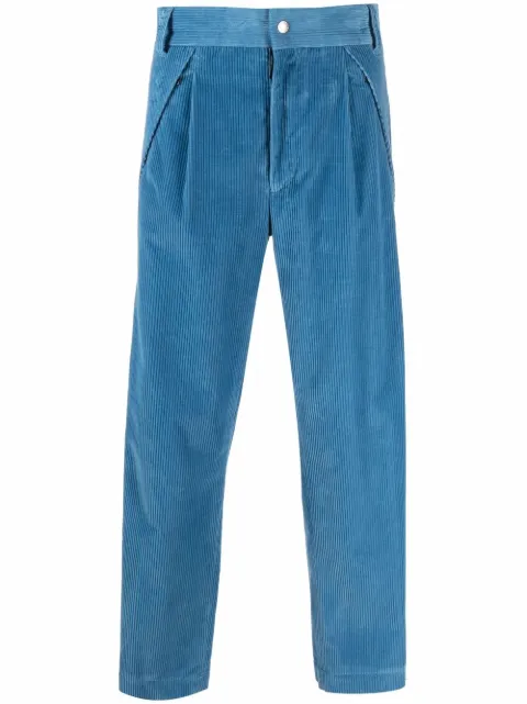 Palm Angels x Moncler side-zip corduroy trousers