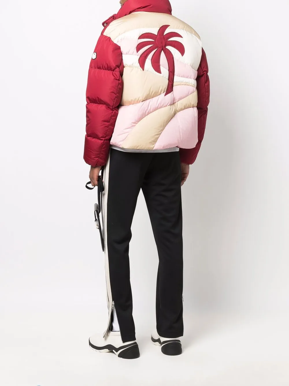  Palm Angels X 8 Moncler Panamint Jacke   Rot 