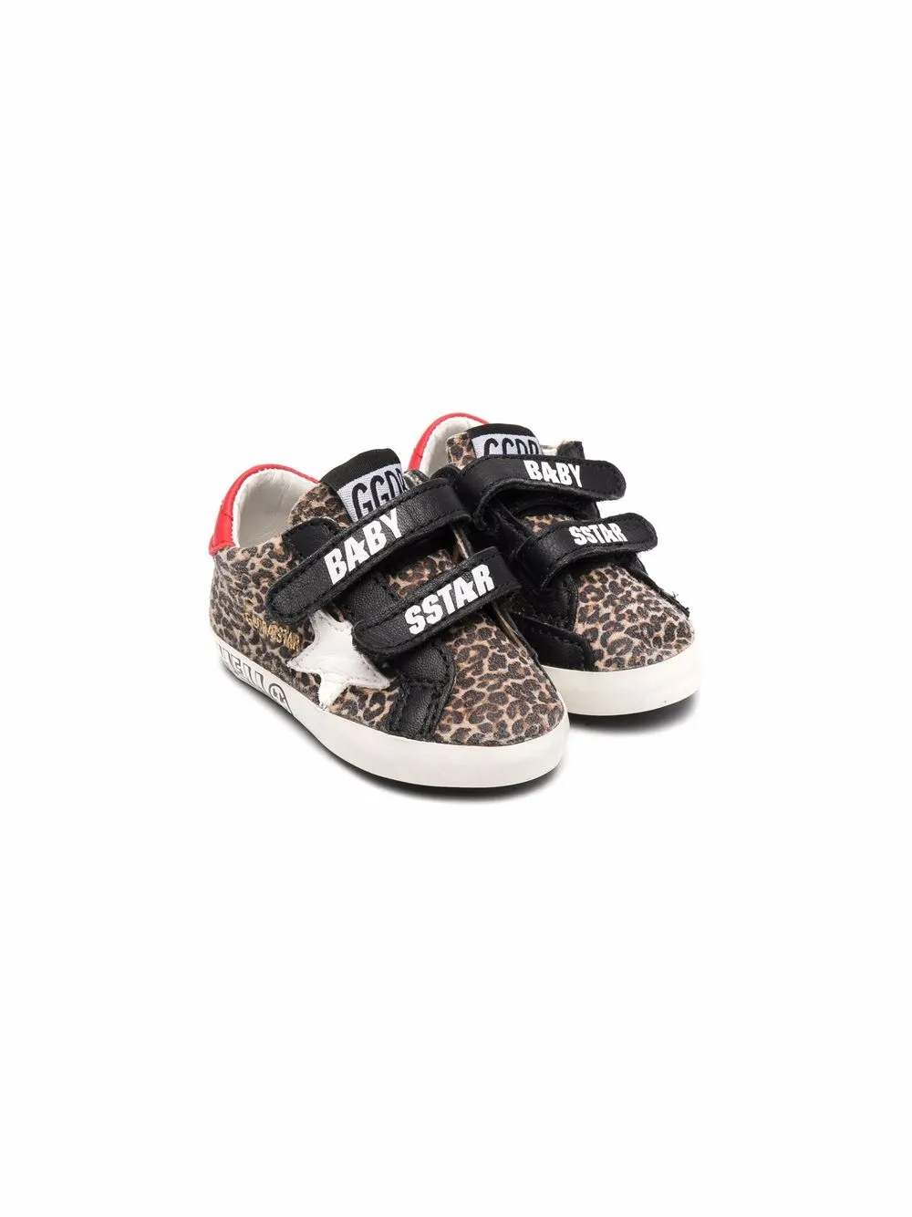 

Golden Goose Kids tenis Super-Star con estampado de leopardo - Neutro