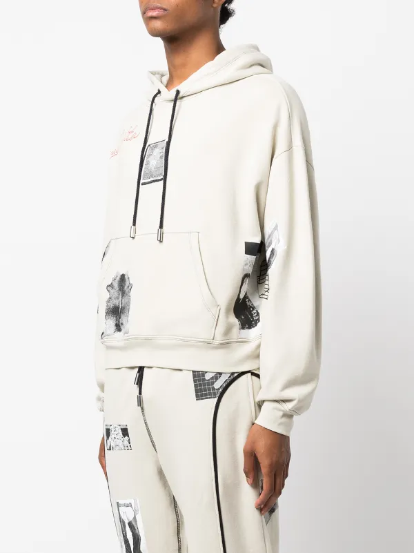 Eckhaus Latta graphic-logo Print Hoodie - Farfetch