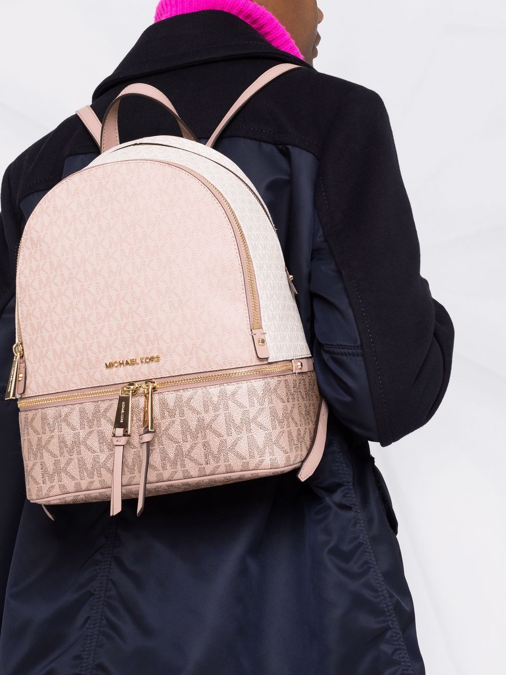 Michael Michael Kors Rhea Monogram Backpack - Farfetch