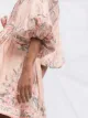 ZIMMERMANN Moonshine puff-sleeves belted dress
