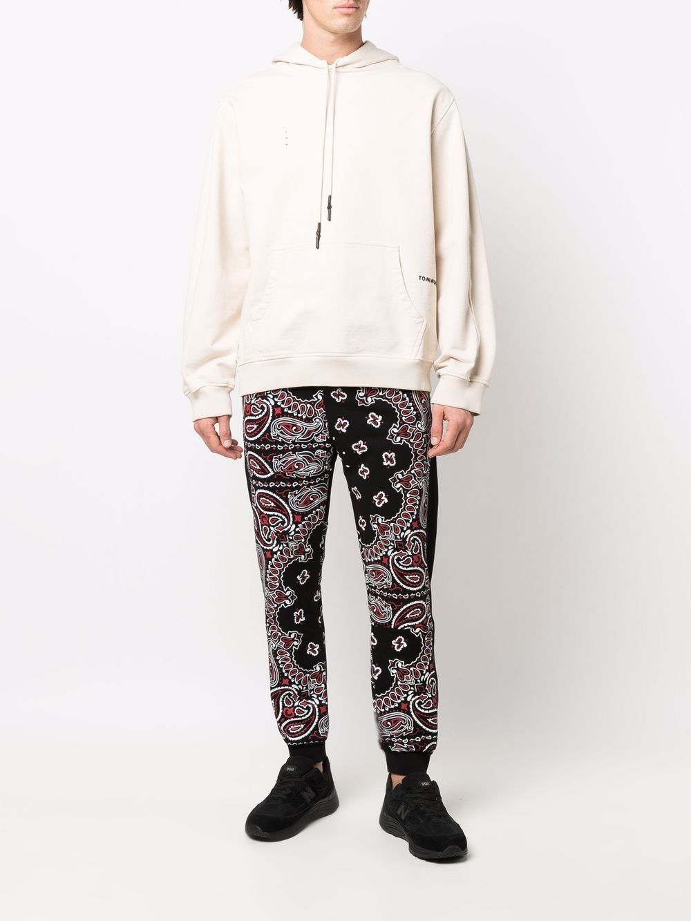 фото Omc bandana-print track pants