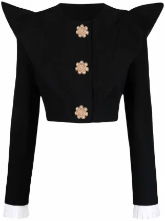 Pointed shoulder best sale jacket