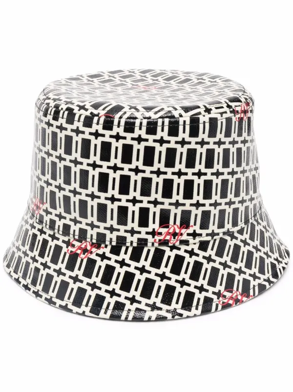 [Roger Vivier] ストロー ハット ロゴ刺繍 バケット型 17650129_36879832_600.jpg