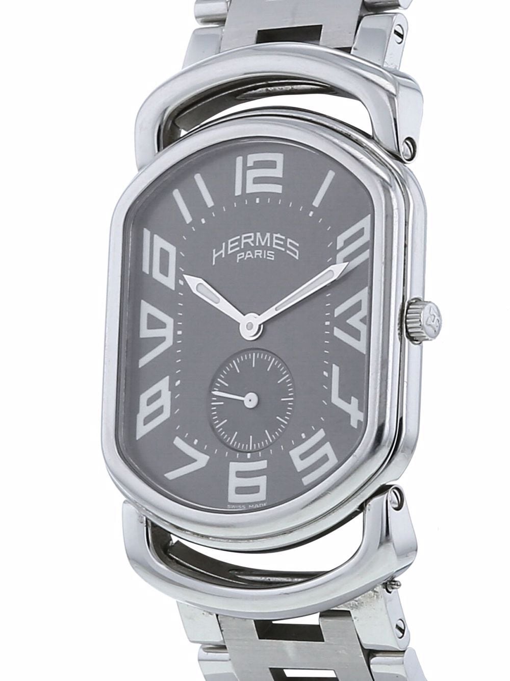 фото Hermès наручные часы rallye pre-owned 31 мм 1990-х годов