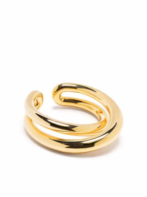 Charlotte Chesnais Initial open-detail ring