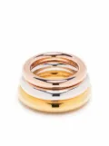 Charlotte Chesnais Brahma triple-set ring - Gold
