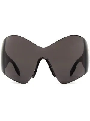 Balenciaga Eyewear アワーグラス マスク サングラス | ブルー