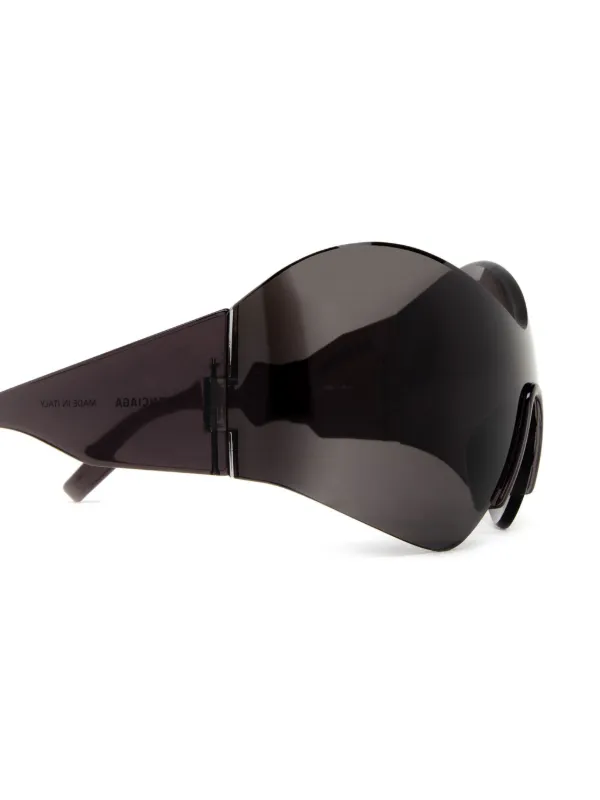 Balenciaga Eyewear Ski Cat oversized-frame Sunglasses | Black