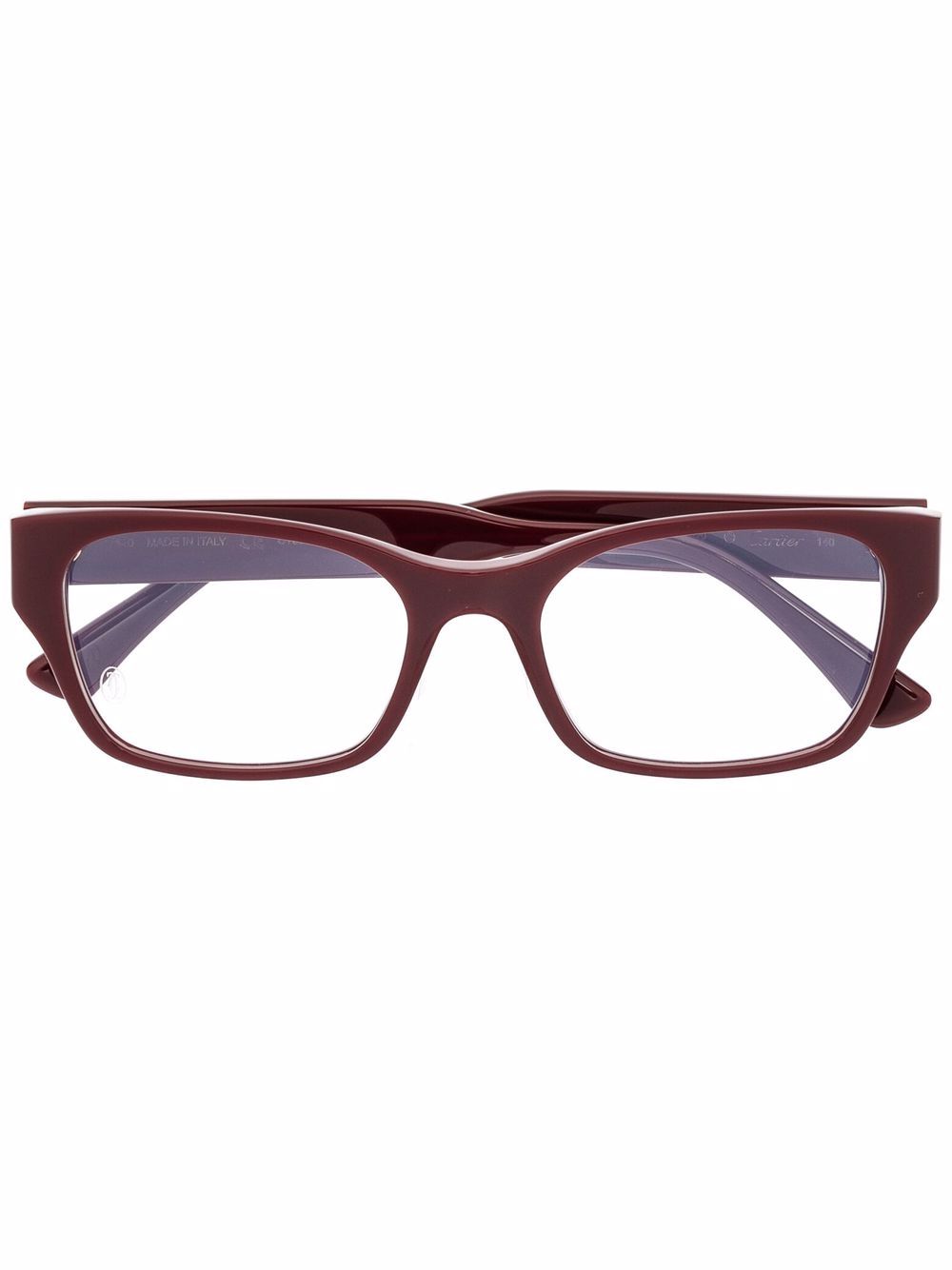 фото Cartier eyewear очки c de cartier в прямоугольной оправе