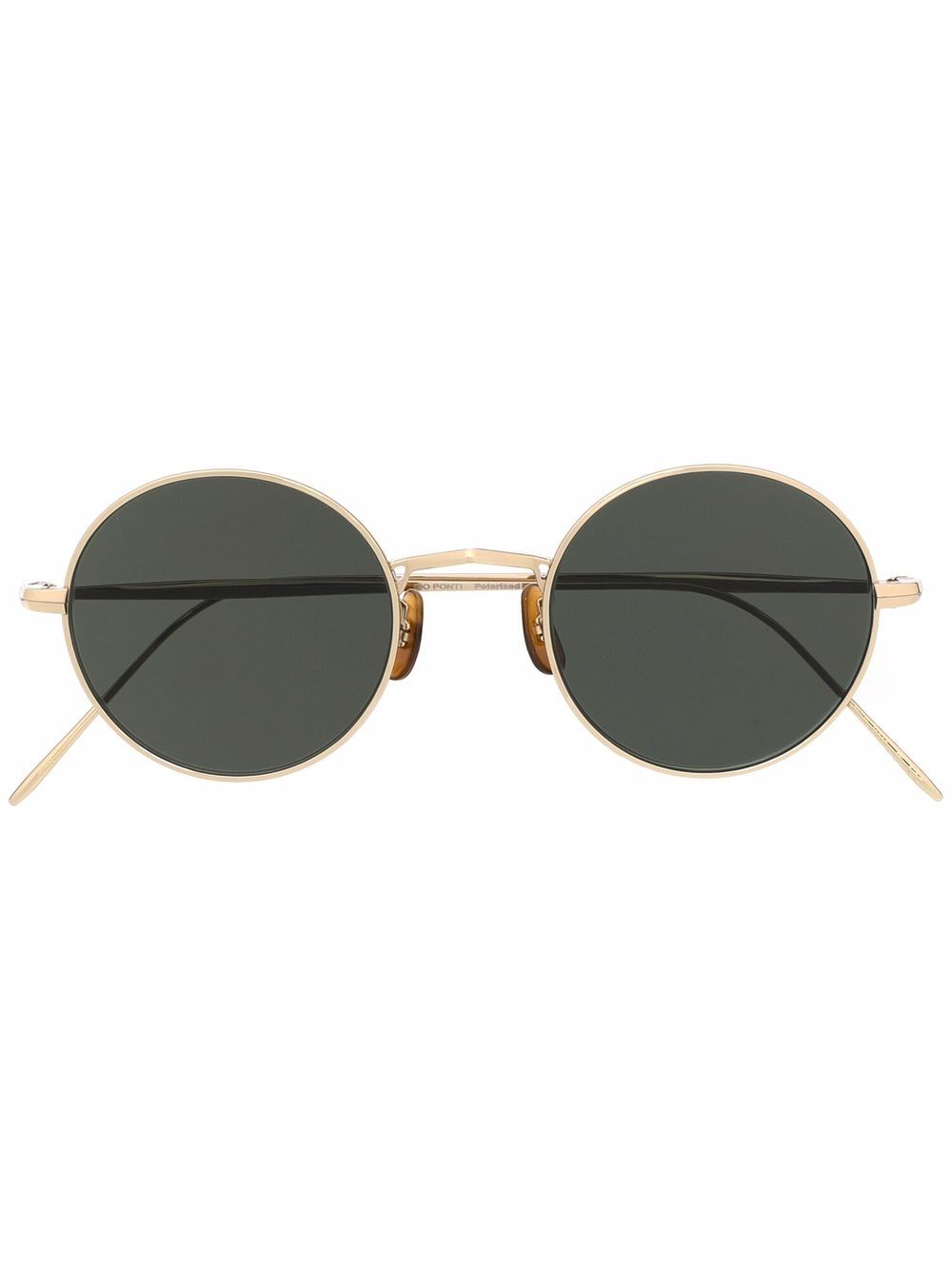 фото Oliver peoples солнцезащитные очки g. ponti-3 в круглой оправе