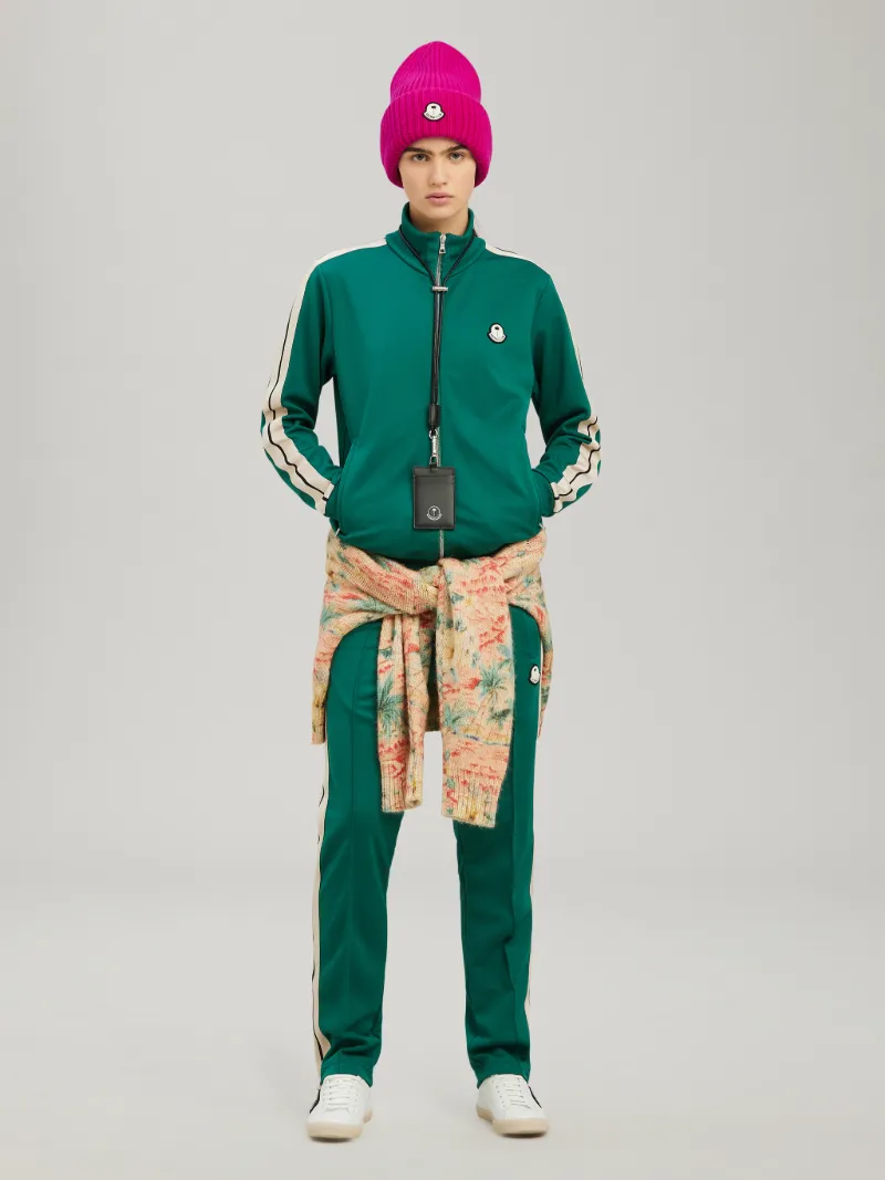 PAXMONCLER GREEN TRACK JACKET Palm Angels® Official