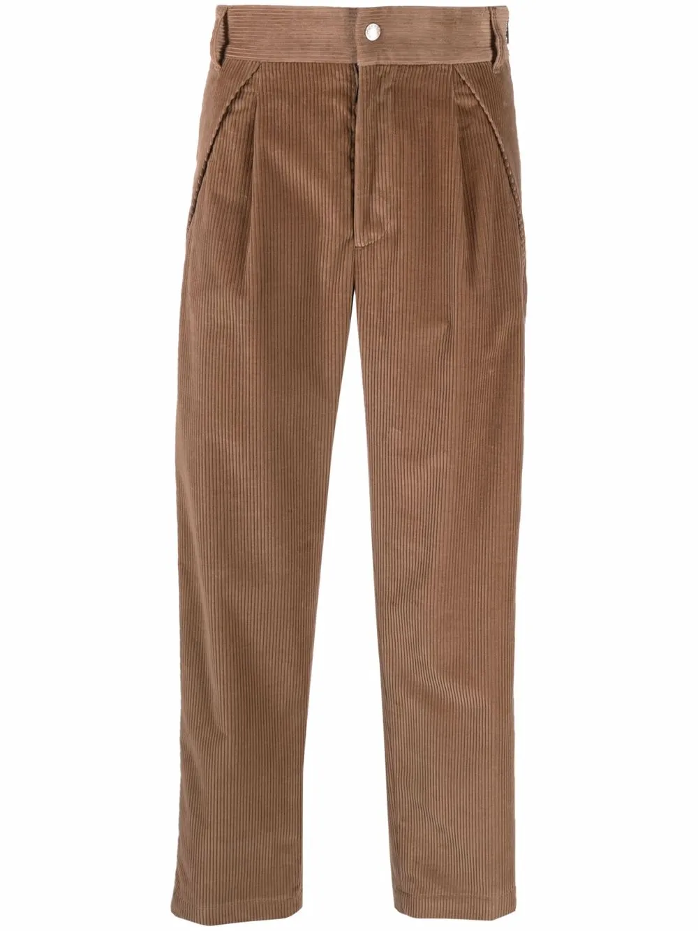 Palm Angels x Moncler Cordhose - Braun