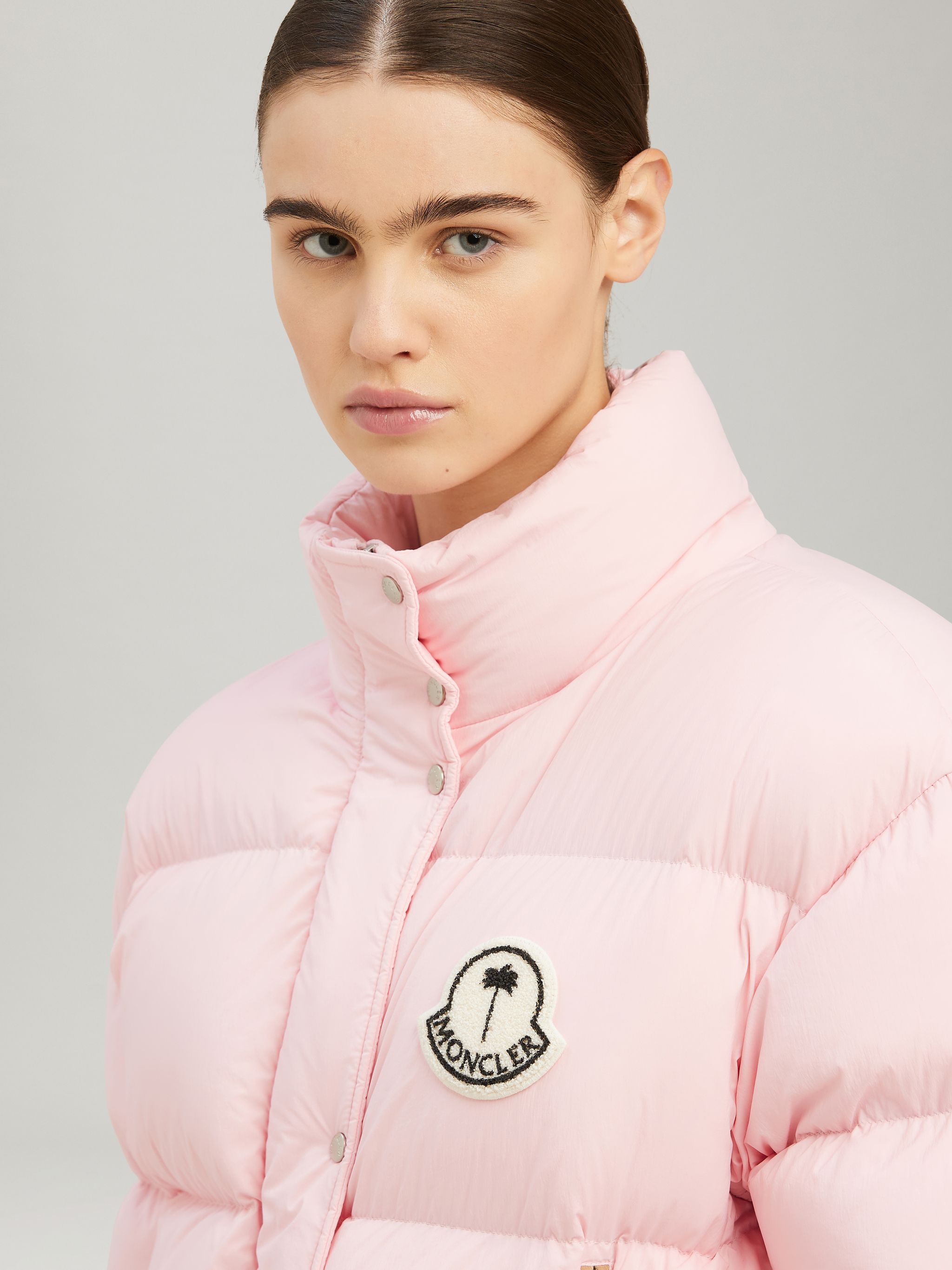 good for nothing pink puffer jacket