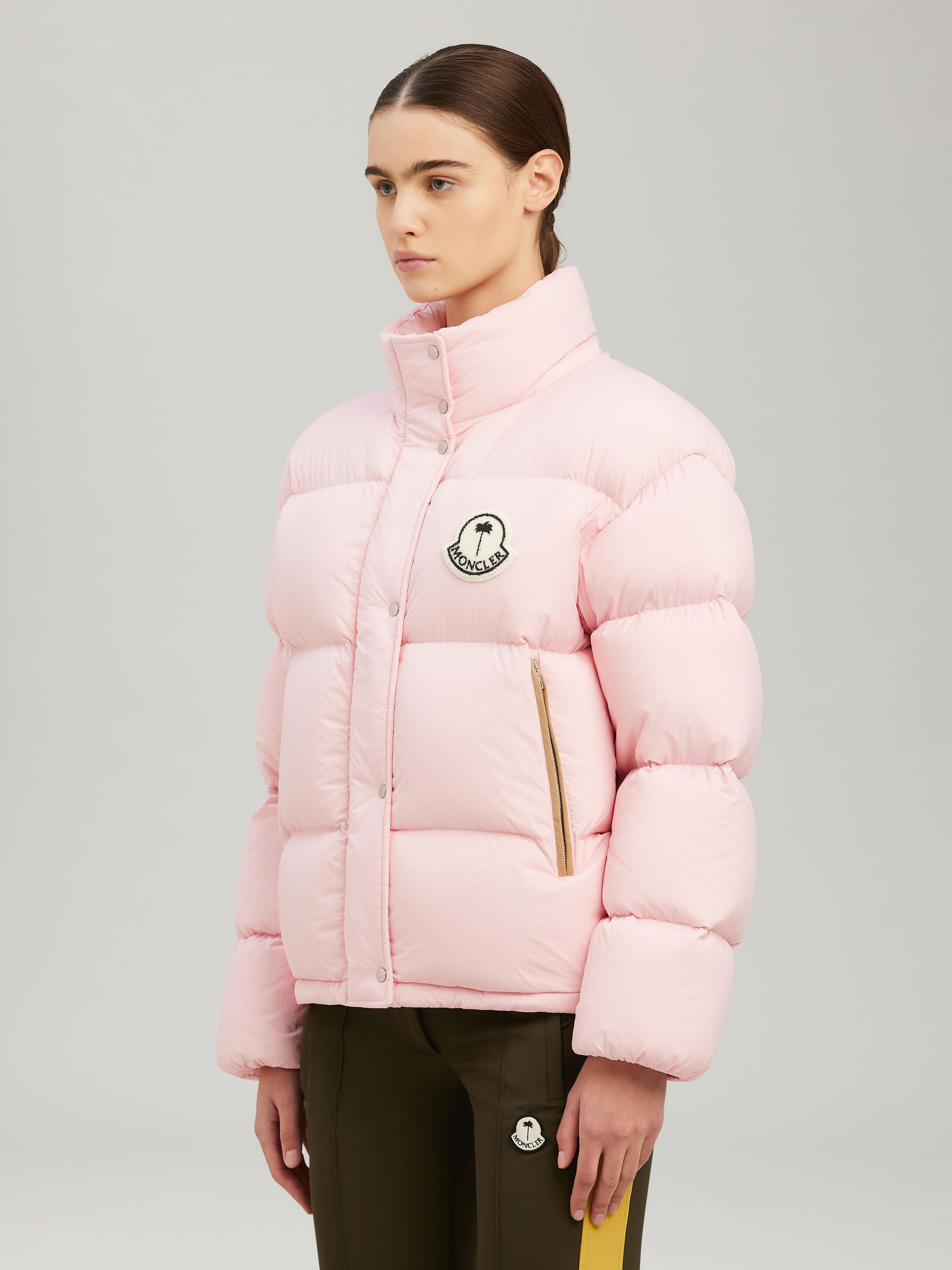 moncler pink puffer jacket