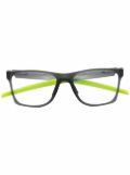 Oakley rectangle-frame glasses - Grey