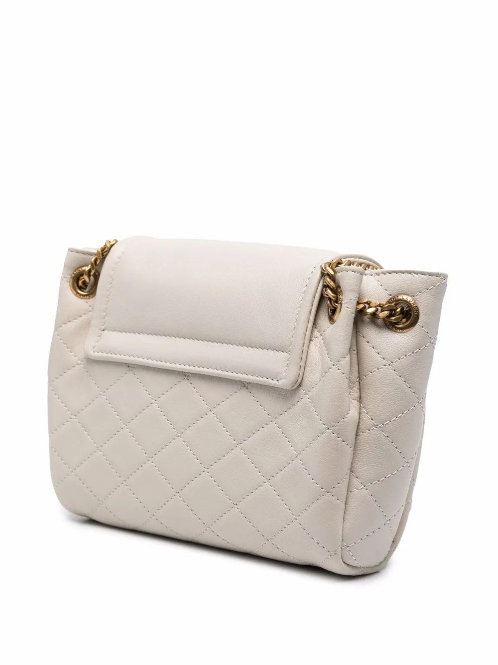 Saint Laurent diamond quilted YSL Crossbody Bag Neutrals FARFETCH BE