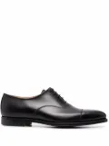 Crockett & Jones lace-up leather derby shoes - Black