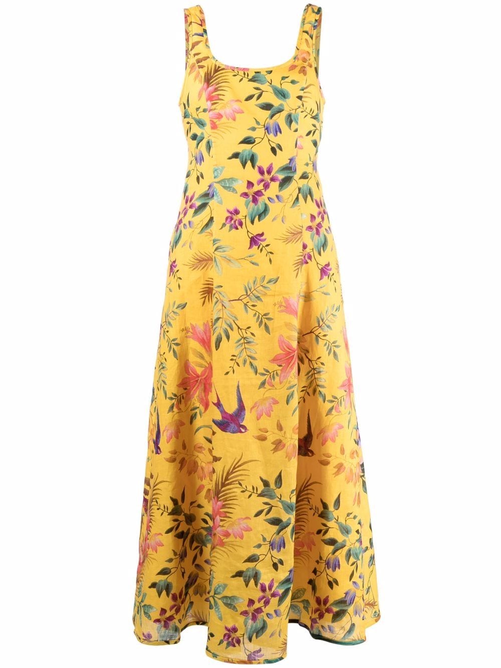 ZIMMERMANN floral-print Flared Dress - Farfetch